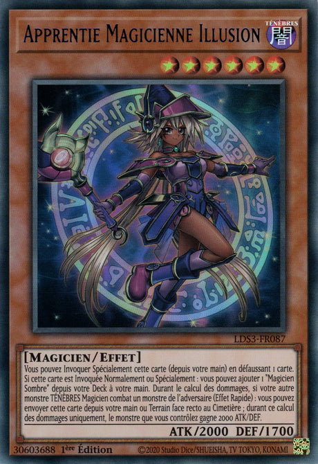Apprentie Magicienne Illusion - LDS3-FR087 (V.3 - Bleu) - Cartes Yu-Gi-Oh!