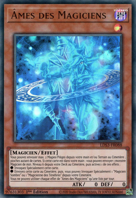 Âmes des Magiciens - LDS3-FR088 (V.1 - Doré) - Cartes Yu-Gi-Oh!