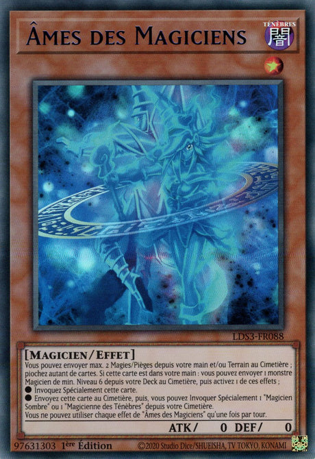 Âmes des Magiciens - LDS3-FR088 (V.3 - Bleu) - Cartes Yu-Gi-Oh!