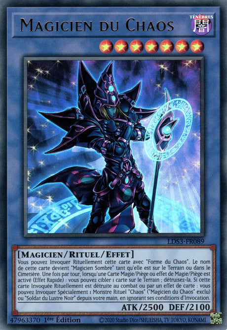 Magicien du Chaos - LDS3-FR089 (V.1 - Doré) - Cartes Yu-Gi-Oh!