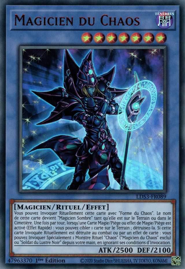 Magicien du Chaos - LDS3-FR089 (V.2 - Rouge) - Cartes Yu-Gi-Oh!