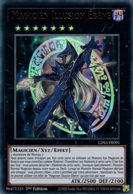 Magicien Illusion Ébène - LDS3-FR091 (V.1 - Doré) - Cartes Yu-Gi-Oh!