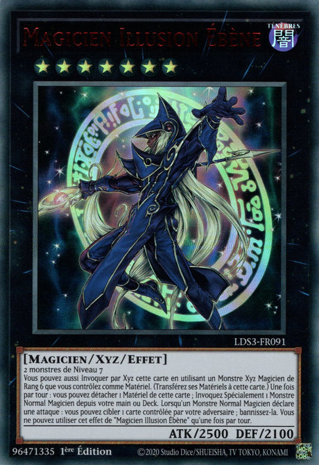 Magicien Illusion Ébène - LDS3-FR091 (V.2 - Rouge) - Cartes Yu-Gi-Oh!