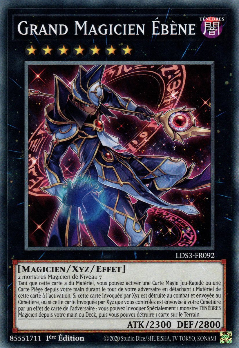 Grand Magicien Ébène - LDS3-FR092 - Cartes Yu-Gi-Oh!