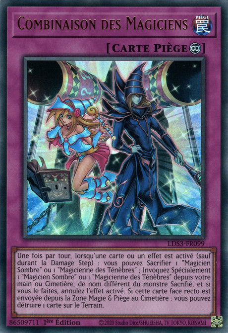 Combinaison des Magiciens - LDS3-FR099 (V.1 - Doré) - Cartes Yu-Gi-Oh!