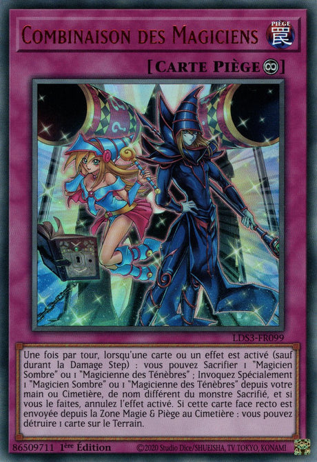 Combinaison des Magiciens - LDS3-FR099 (V.2 - Rouge) - Cartes Yu-Gi-Oh!
