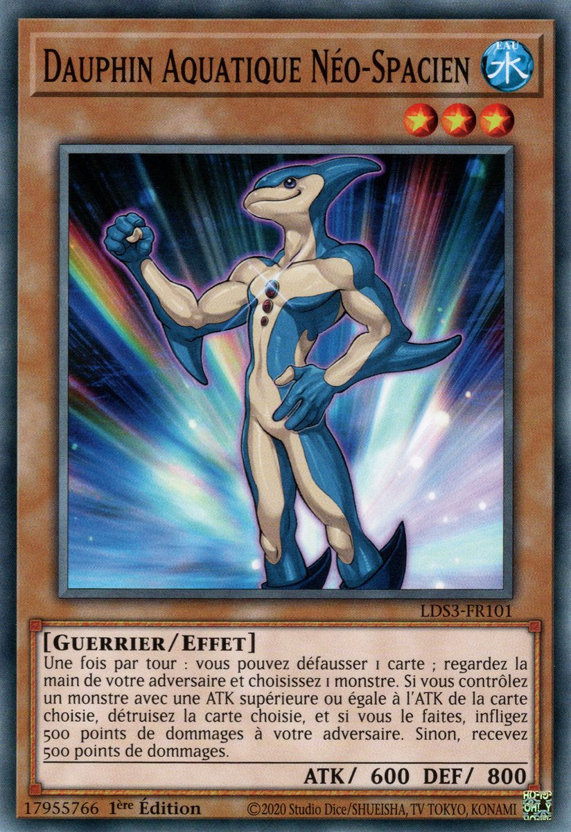 Dauphin Aquatique Néo-Spacien - LDS3-FR101 - Cartes Yu-Gi-Oh!