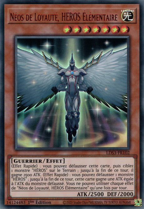 Néos de Loyauté, HÉROS Élémentaire - LDS3-FR102 (V.2 - Rouge) - Cartes Yu-Gi-Oh!