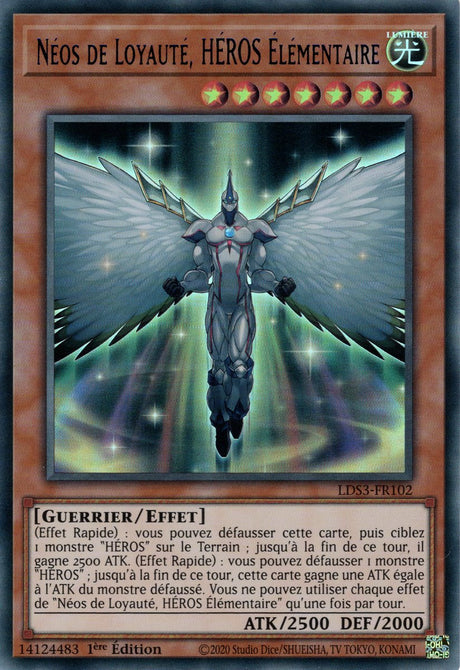 Néos de Loyauté, HÉROS Élémentaire - LDS3-FR102 (V.3 - Bleu) - Cartes Yu-Gi-Oh!