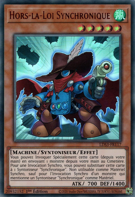 Hors-la-Loi Synchronique - LDS3-FR117 (V.2 - Rouge) - Cartes Yu-Gi-Oh!