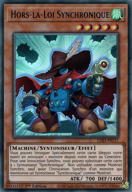 Hors-la-Loi Synchronique - LDS3-FR117 (V.3 - Bleu) - Cartes Yu-Gi-Oh!