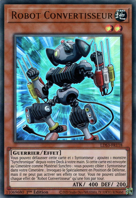 Robot Convertisseur - LDS3-FR118 (V.1 - Doré) - Cartes Yu-Gi-Oh!
