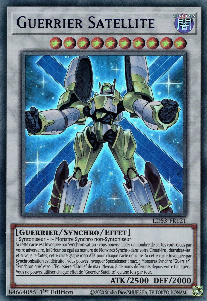 Guerrier Satellite - LDS3-FR121 (V.3 - Bleu) - Cartes Yu-Gi-Oh!