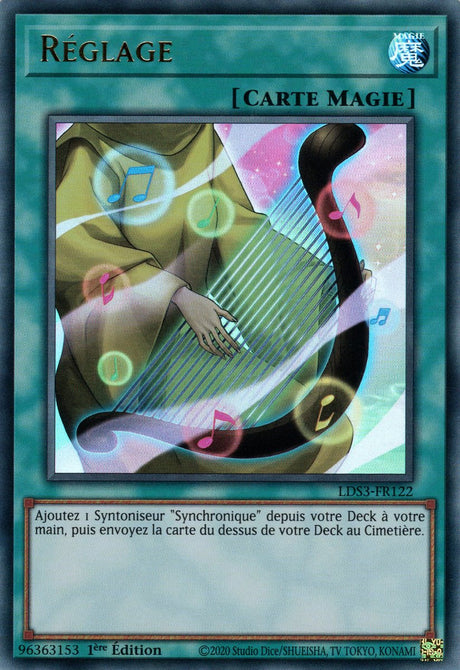 Réglage - LDS3-FR122 (V.1 - Doré) - Cartes Yu-Gi-Oh!