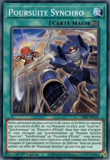 Poursuite Synchro - LDS3-FR123 - Cartes Yu-Gi-Oh!