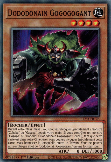 Dododonain Gogogogant - LDS3-FR126 - Cartes Yu-Gi-Oh!