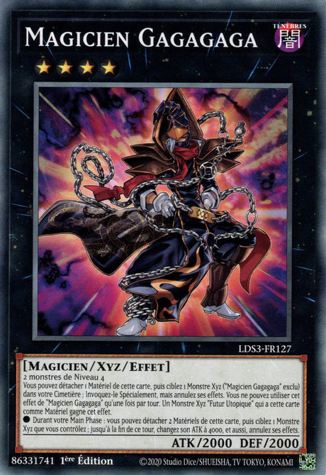 Magicien Gagagaga - LDS3-FR127 - Cartes Yu-Gi-Oh!