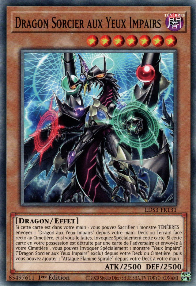 Dragon Sorcier aux Yeux Impairs - LDS3-FR131 - Cartes Yu-Gi-Oh!