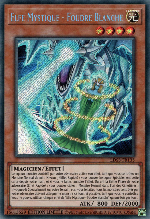 Elfe Mystique - Foudre Blanche - LDS3-FR135 - Cartes Yu-Gi-Oh!