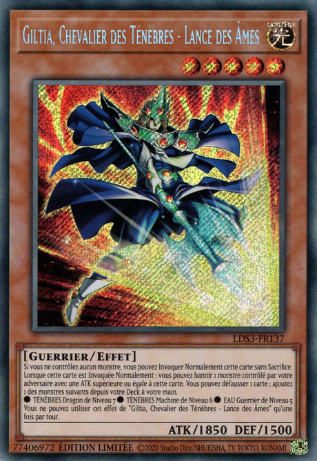 Giltia, Chevalier des Ténèbres - Lance des Âmes - LDS3-FR137 - Cartes Yu-Gi-Oh!