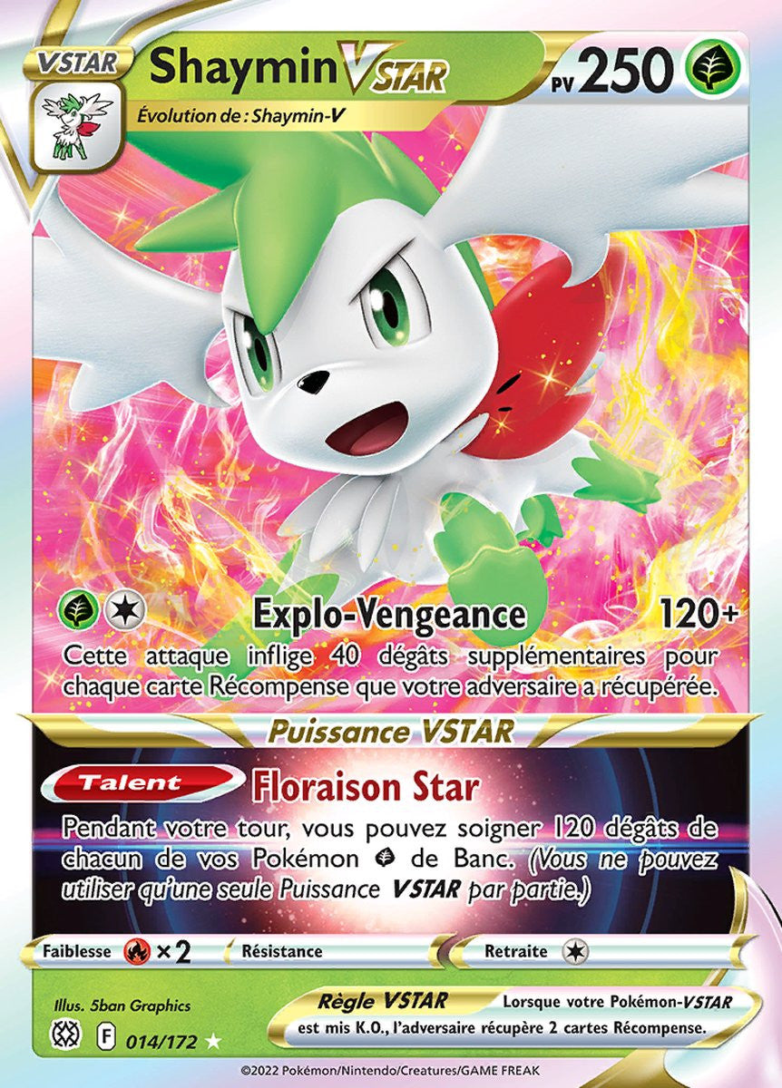 Shaymin VSTAR - EB09 014/172- Stars Étincelantes SWSH09 - Cartes Pokémon