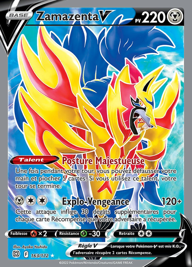 Zamazenta V - EB09 163/172 - Stars Étincelantes SWSH09 - Cartes Pokémon