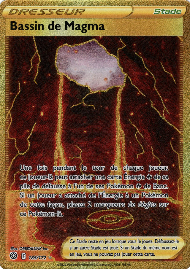 Bassin de Magma - EB09 185/172 - Stars Étincelantes SWSH09 - Cartes Pokémon