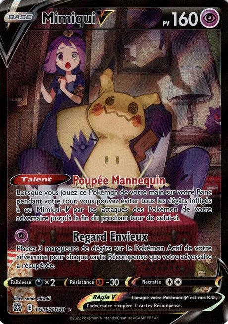 Mimiqui V - EB09 TG16/TG30 - Stars Étincelantes SWSH09 - Cartes Pokémon