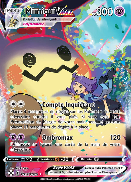 Mimiqui VMAX - EB09 TG17/TG30 - Stars Étincelantes SWSH09 - Cartes Pokémon