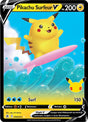 Pikachu Surfeur V - EB07.5 008/025 - Célébrations 25ans SWSH07.5 - Cartes Pokémon