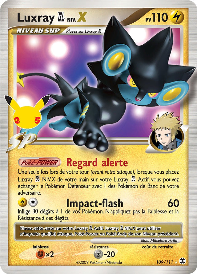Luxray GL Niv.X - EB07.5 109/111 - Célébrations 25ans SWSH07.5 - Cartes Pokémon