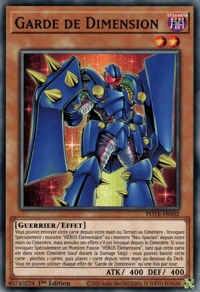 Garde de Dimension - POTE-FR002 - Carte Yu-Gi-Oh!