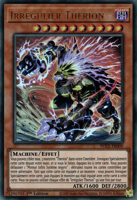 Irrégulier Therion - POTE-FR009 - Carte Yu-Gi-Oh!