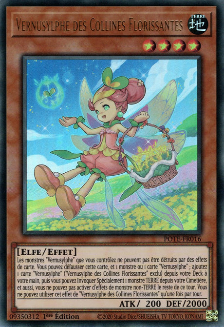 Vernusylphe des Collines Florissantess - POTE-FR016 - Carte Yu-Gi-Oh!