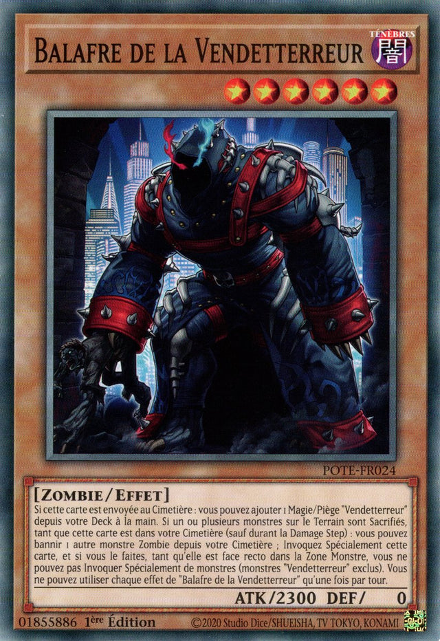 Balafre de la Vendetterreur - POTE-FR024 - Carte Yu-Gi-Oh!