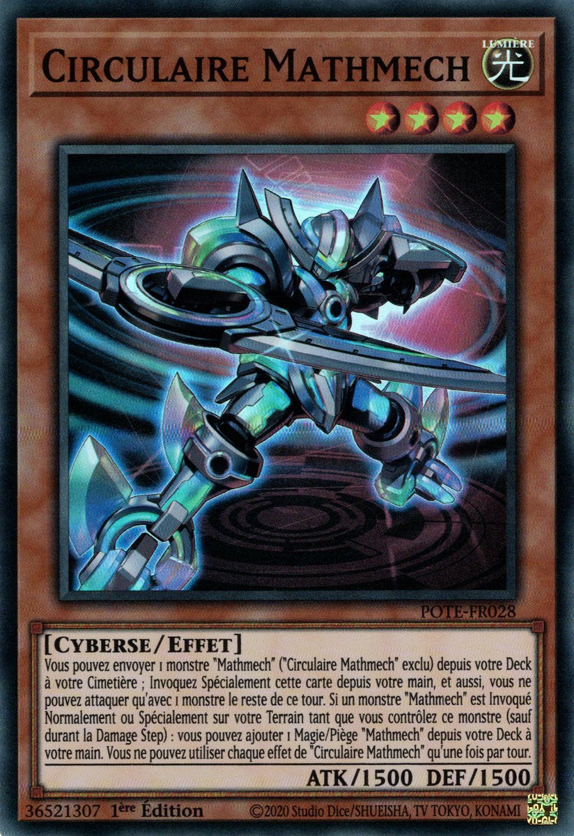Circulaire Mathmech - POTE-FR028 - Carte Yu-Gi-Oh!
