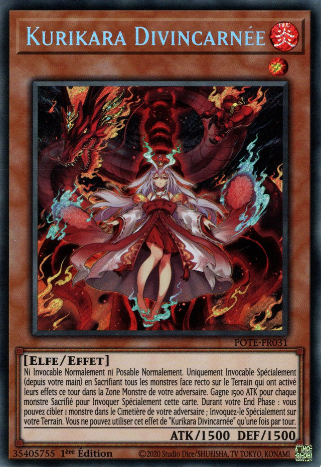 Kurikara Divincarnée - POTE-FR031 - Carte Yu-Gi-Oh!