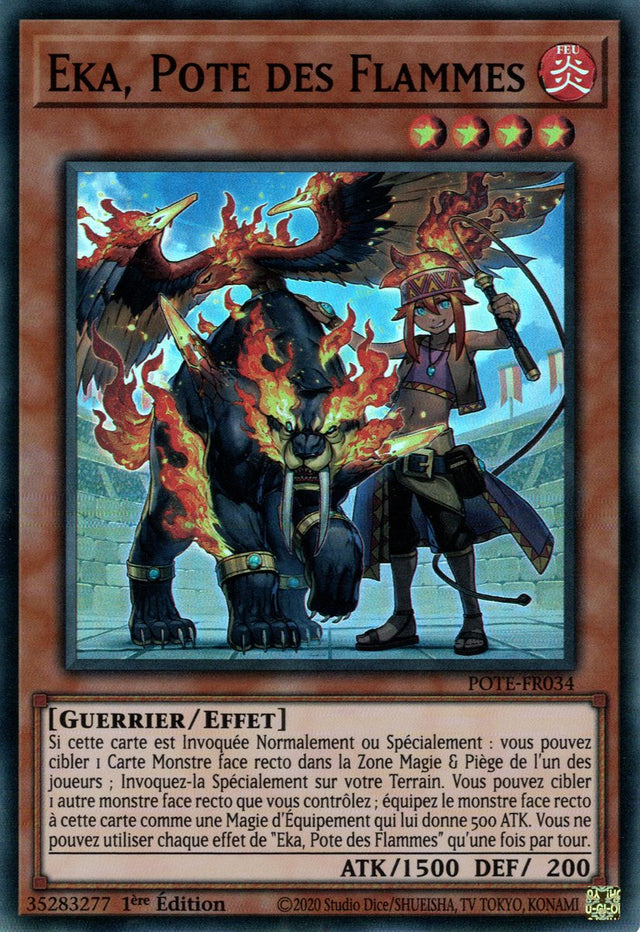 Eka, Pote des Flammes - POTE-FR034 - Carte Yu-Gi-Oh!