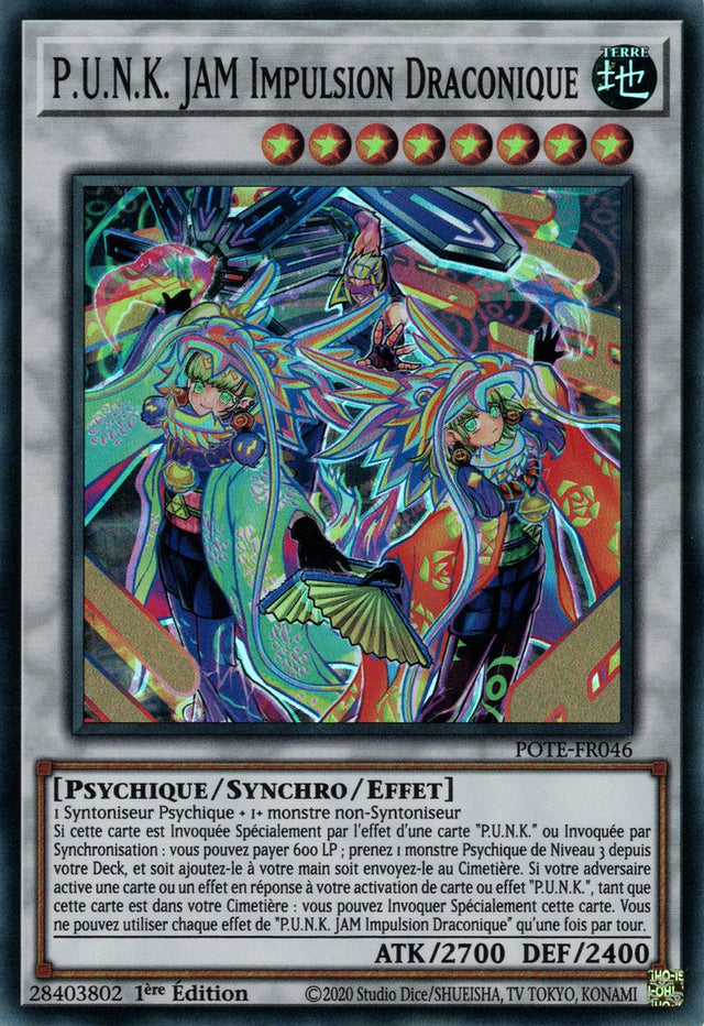 P.U.N.K. JAM Impulsion Draconique - POTE-FR046 - Carte Yu-Gi-Oh!