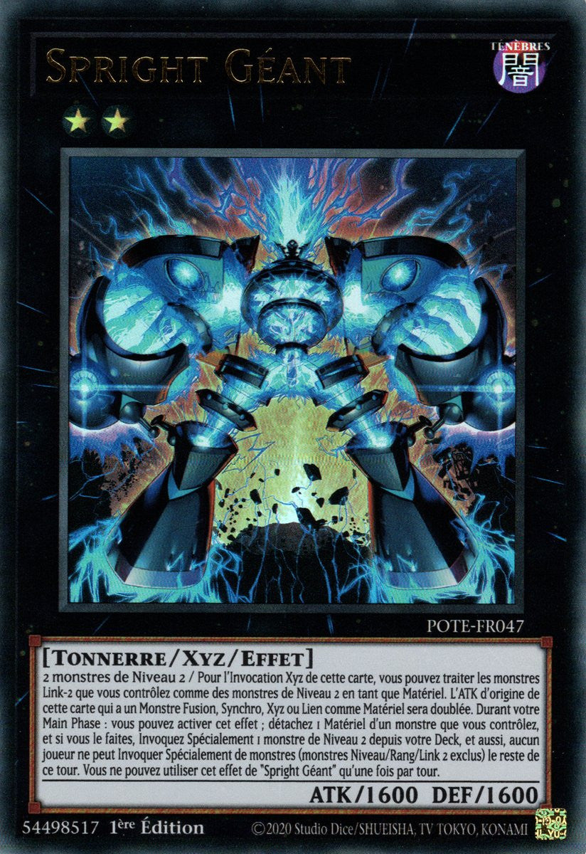 Spright Géant - POTE-FR047 - Carte Yu-Gi-Oh!