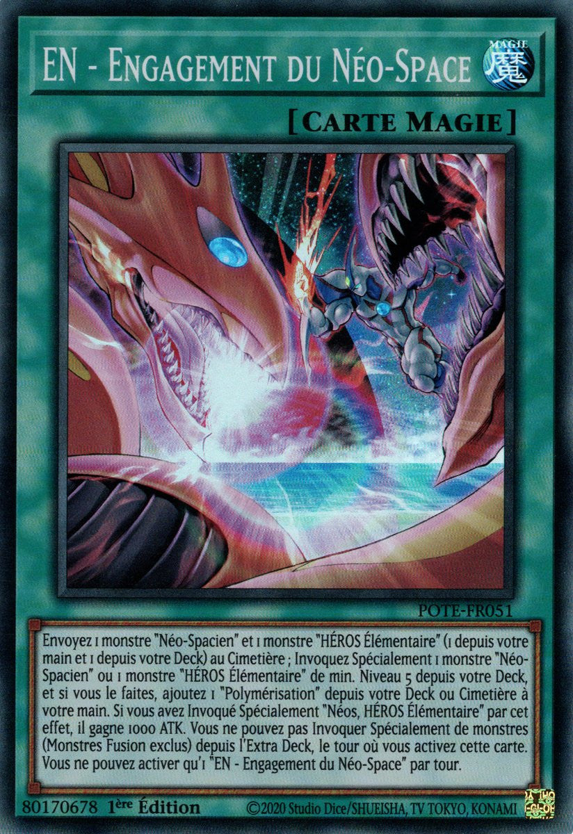 EN - Engagement du Néo-Space - POTE-FR051 - Carte Yu-Gi-Oh!