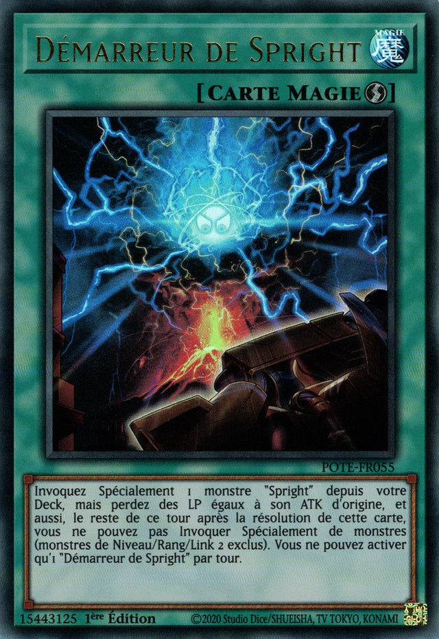 Démarreur de Spright - POTE-FR055 - Carte Yu-Gi-Oh!