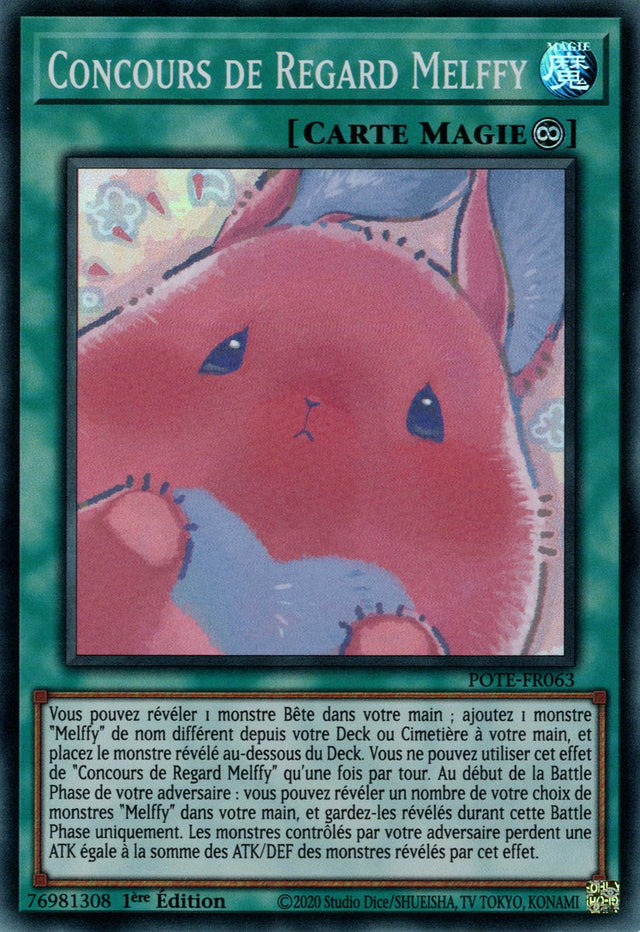Concours de Regard Melffy - POTE-FR063 - Carte Yu-Gi-Oh!