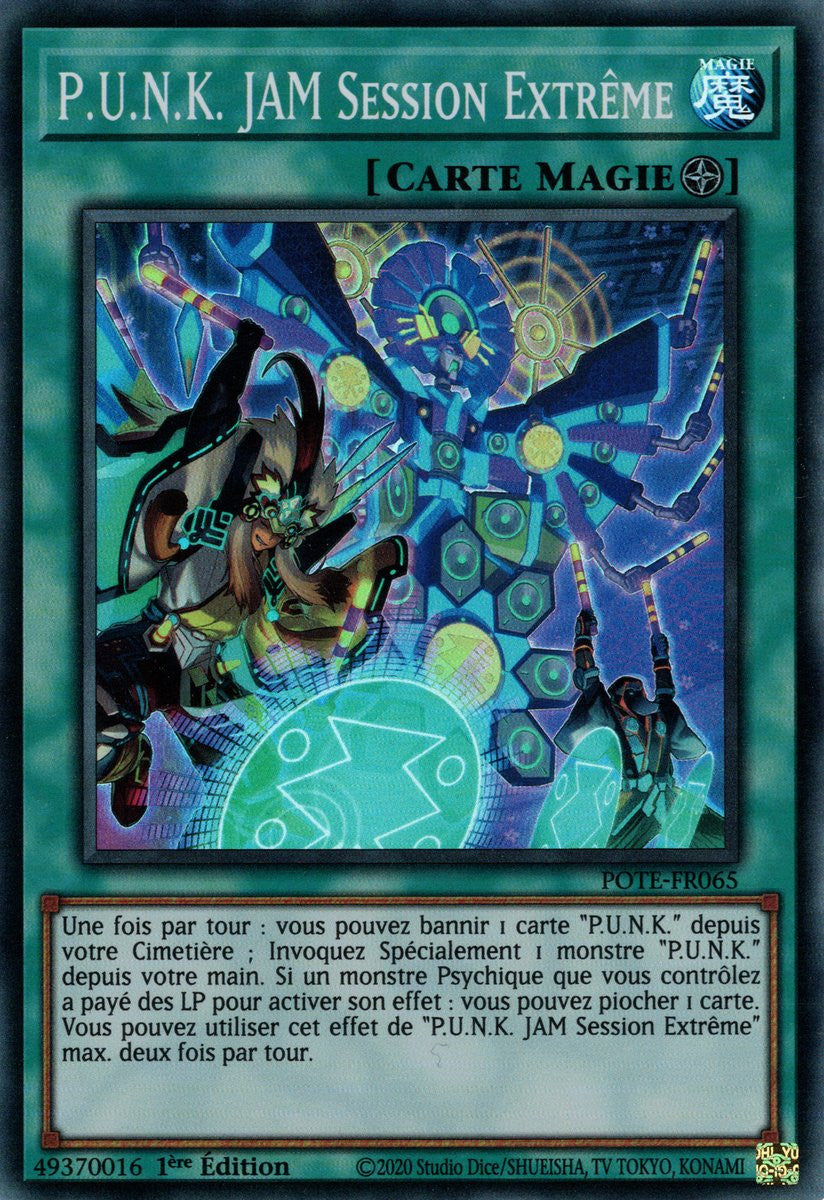P.U.N.K. JAM Session Extrême - POTE-FR065 - Carte Yu-Gi-Oh!