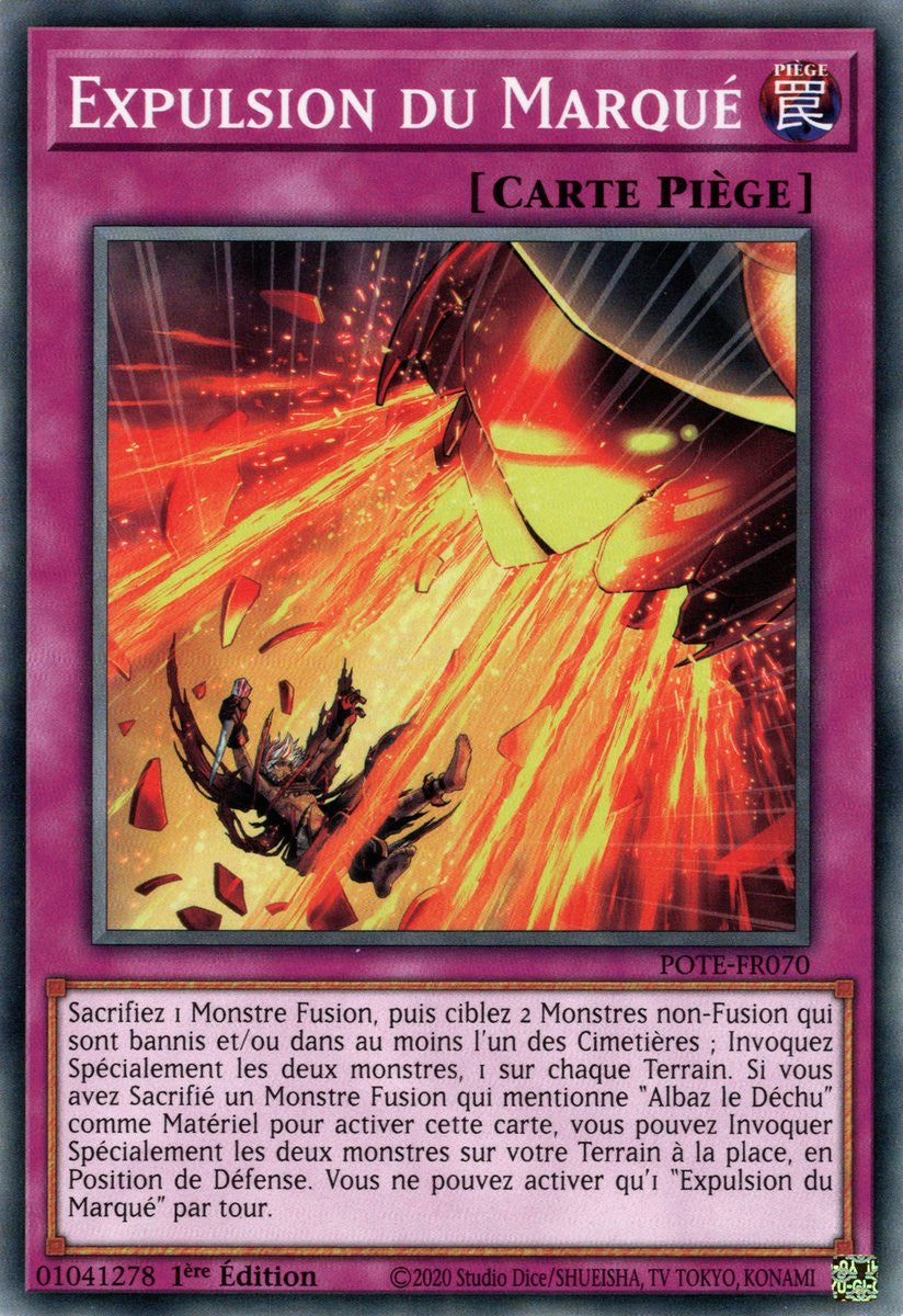 Expulsion du Marqué - POTE-FR070 - Carte Yu-Gi-Oh!
