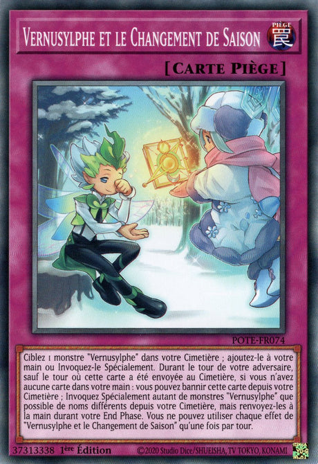 Vernusylphe et le Changement de Saison - POTE-FR074 - Carte Yu-Gi-Oh!
