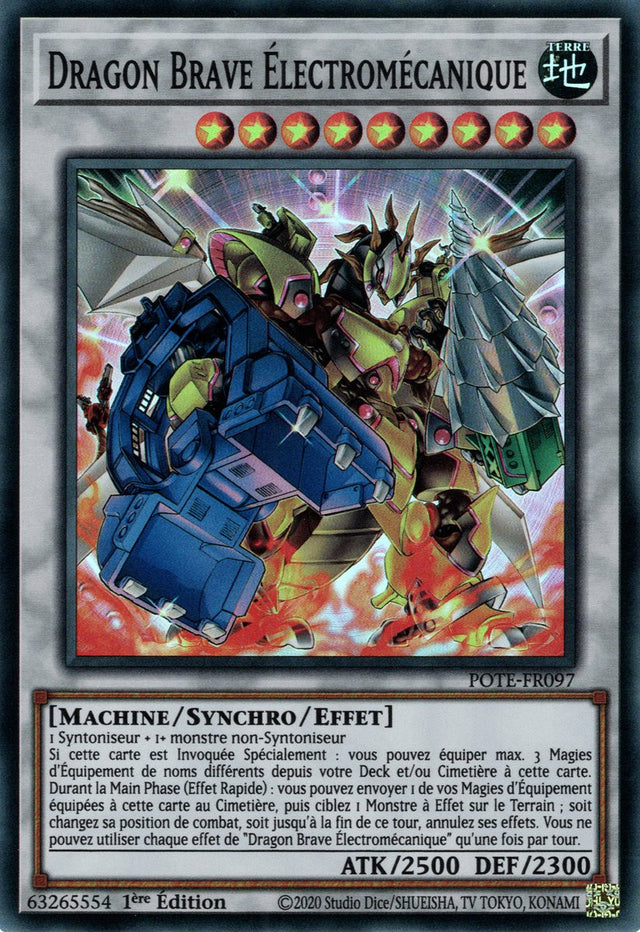 Dragon Brave Électromécanique - POTE-FR097 - Carte Yu-Gi-Oh!