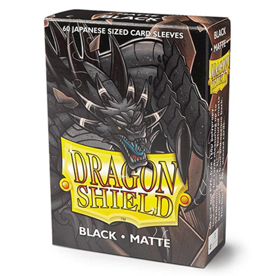 Dragon Shield - 60 Protèges-Cartes Format Japonais Black Matte