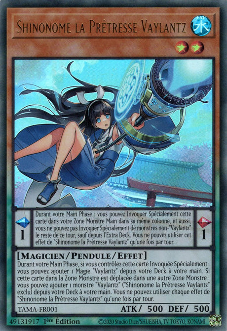 Shinonome la Prêtresse Vaylantz (Ultra Rare) - TAMA-FR001 - Yu-Gi-Oh!