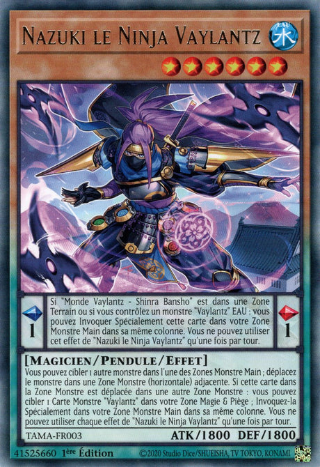 Nazuki le Ninja Vaylantz - TAMA-FR003 - Yu-Gi-Oh!
